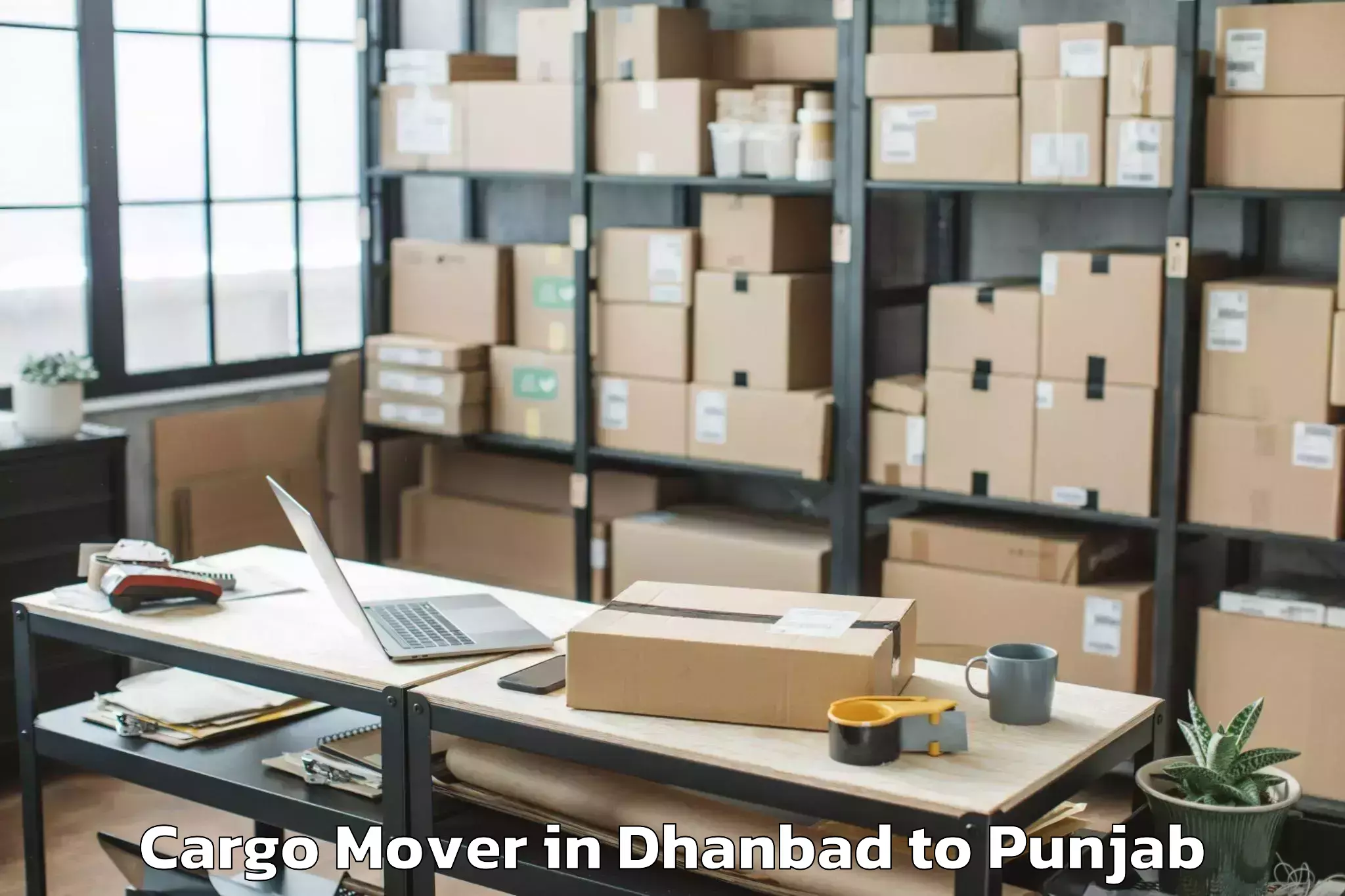 Book Dhanbad to Vr Mall Ambarsar Cargo Mover